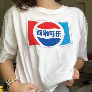 Cropped Japanese Pepsi Shirt
